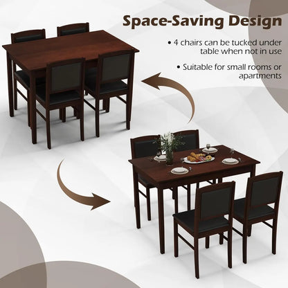 Farmhouse Solid Wood Dinette Set