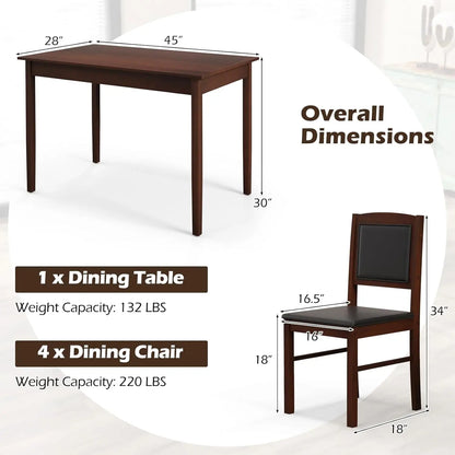 Farmhouse Solid Wood Dinette Set